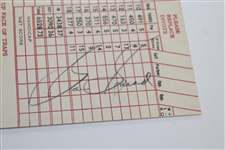 Francis Ouimet & Sam Snead Signed Brae Burn Country Club Scorecard JSA ALOA