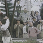 Bobby Jones at Merion 1930 US Amateur 'Final Leg of Grand Slam' Original Oil on Canvas by Greg Rudd