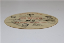 Jack Nicklaus, Jackie Robinson, & Gary Player Signed City of Hope Pro-Am Ticket BECKETT #0011628591
