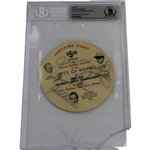 Jack Nicklaus, Jackie Robinson, & Gary Player Signed City of Hope Pro-Am Ticket BECKETT #0011628591