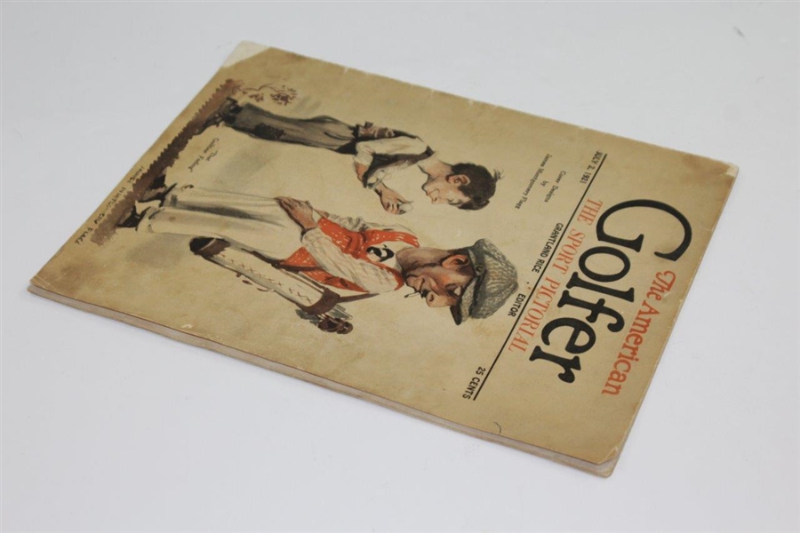 1921 The American Golfer 'The Sport Pictorial' Magazine - July 2nd