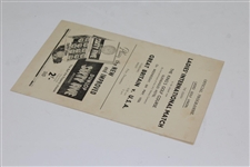 1936 Ladies' International Match at The King's Golf Course Official Program - Great Britain vs U.S.A.