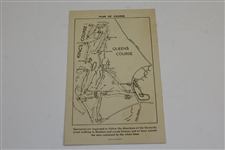 1936 Ladies' International Match at The King's Golf Course Official Program - Great Britain vs U.S.A.