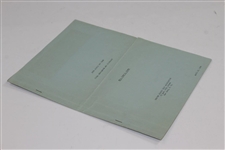 1936 USGA Curtis Cup Team Final Memorandum & Itinerary for Maureen Orcutt, Mrs. John D. Crews