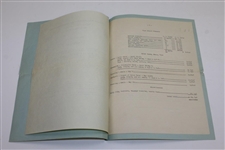 1936 USGA Curtis Cup Team Final Memorandum & Itinerary for Maureen Orcutt, Mrs. John D. Crews