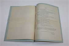 1936 USGA Curtis Cup Team Final Memorandum & Itinerary for Maureen Orcutt, Mrs. John D. Crews