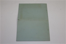 1936 USGA Curtis Cup Team Final Memorandum & Itinerary for Maureen Orcutt, Mrs. John D. Crews