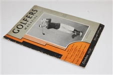 1930 Golfers Magazine with Bobby Jones Grand Slam Content - October