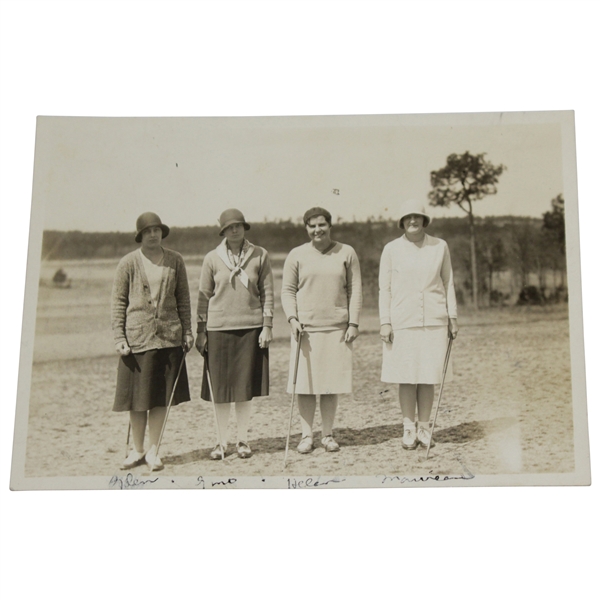 'Big Four' of Ladies Golf Collett, Van Wie, Hicks, & Orcutt 1930 Southern Pines, NC Photo