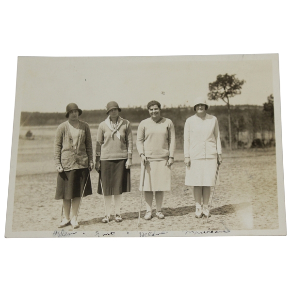 Big Four of Ladies Golf Collett, Van Wie, Hicks, & Orcutt 1930 Southern Pines, NC Photo