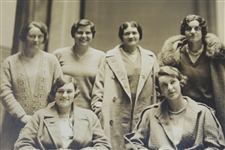 1930 Original United States Women's Golf Team Photo In Paris - Maureen Orcutt Collection 
