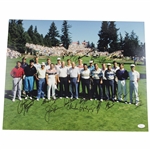 Palmer, Stewart, Nicklaus, Player & 22 others Signed 16x20 Fred Meyer Field Photo JSA FULL #Z99685