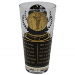 1959 US Amateur & US Open Champions Foil Drinking Glass - Good Condition