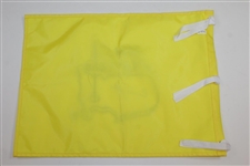 Condoleeza Rice Signed 2014 Masters Embroidered Flag JSA ALOA