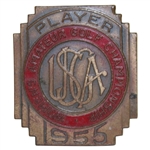 1955 Womens US Amateur at Myers Park CC Contestant Badge - Patricia A. Lesser Winner