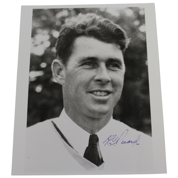 Henry H.G. Picard Signed 8x10 Black & White Photo - 1938 Masters Champ JSA FULL #Y92490