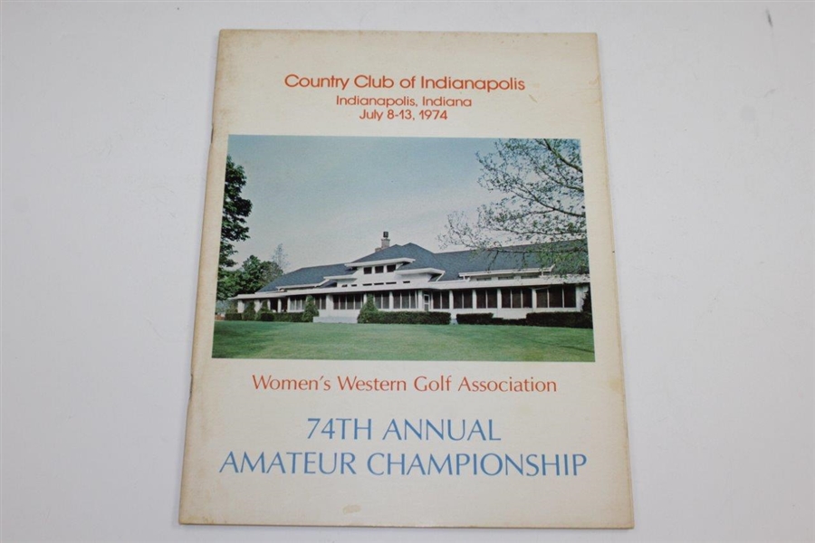 1974 Women's Western Amateur Program with 1968 Tran-Mississippi Pairings Sheet & Recreation Park Scorecard