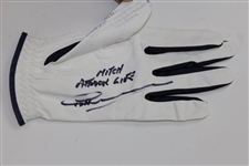 Greg Norman Signed 'Shark' Hat & Golf Glove 'Attack Life' JSA ALOA