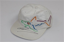 Greg Norman Signed 'Shark' Hat & Golf Glove 'Attack Life' JSA ALOA