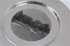 1960 Pine Valley Golf Club George Arthur Crump Memorial Tournament Sterling Silver Runner-Up Trophy Plate