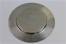 1960 Pine Valley Golf Club George Arthur Crump Memorial Tournament Sterling Silver Runner-Up Trophy Plate