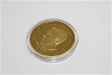 1992 Golf Collector's Society .999 Sterling Silver Gold Clad Medal