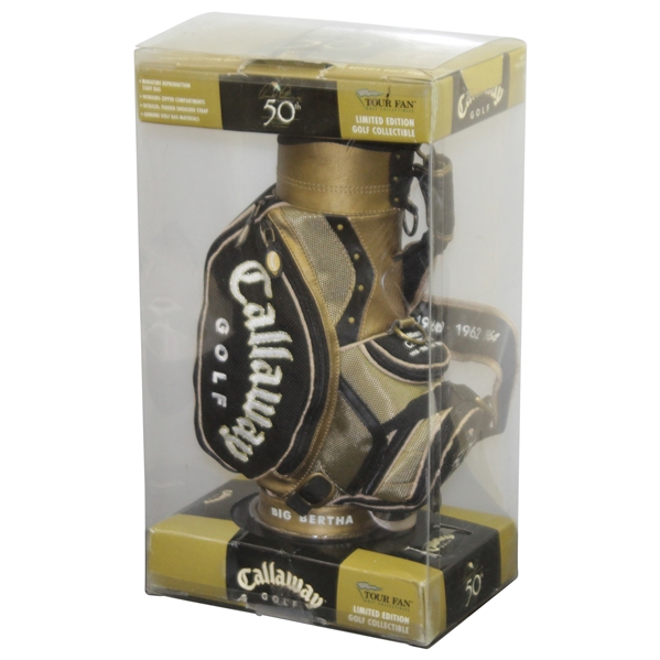 Arnold Palmers 50th Masters Appearance Lt Ed Commemorative Callaway Mini Golf Bag - April 2004