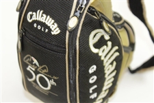 Arnold Palmer's 50th Masters Appearance Lt Ed Commemorative Callaway Mini Golf Bag - April 2004