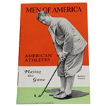 1929 Bobby Jones Cover Men of America No. 35 Sports Booklet - Great Condition