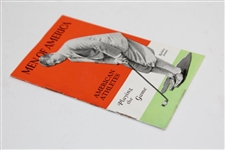 1929 Bobby Jones Cover 'Men of America' No. 35 Sports Booklet - Great Condition