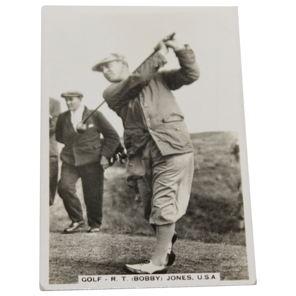 1935 R.T. (Bobby) Jones Sporting Events & Stars Cigarette Card #19
