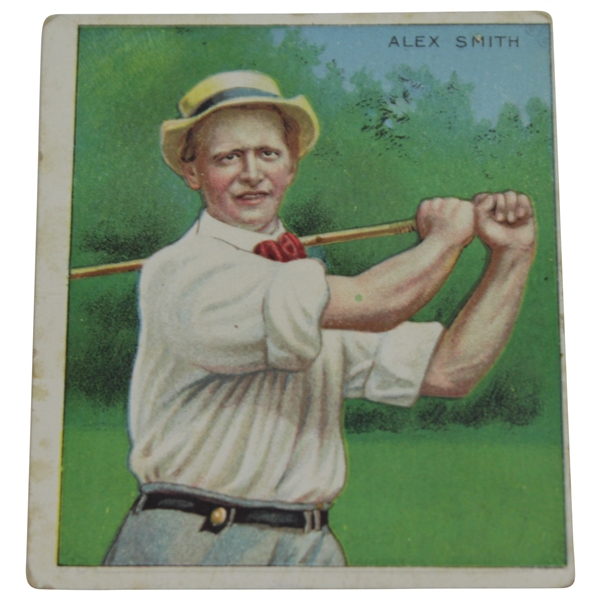 Vintage Mecca Cigarettes Alex Smith Golf Card
