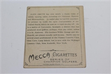 Vintage Mecca Cigarettes Alex Smith Golf Card
