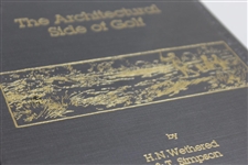 The Architectural Side of Golf by H.N. Wethered & T. Simpson New Sealed in Shrink Wrap
