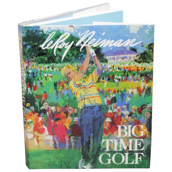 LeRoy Neiman Signed 1992 Big-Time Golf Book with Dustjacket JSA ALOA
