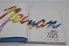 LeRoy Neiman Signed 1992 'Big-Time Golf' Book with Dustjacket JSA ALOA