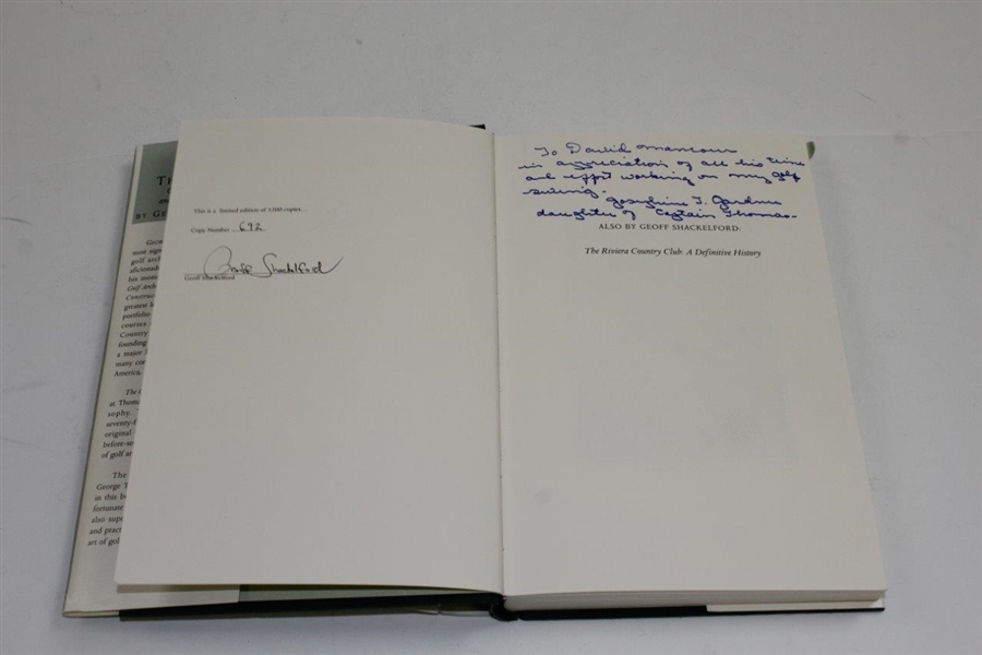 'The Captain: George C. Thomas Jr. & His Architecture' Ltd Ed Dual Signed Book #692/1200