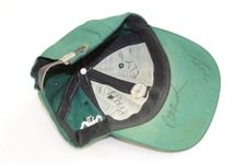 Jack Nicklaus, Greg Norman, O'Meara & others Signed Pumpkin Ridge Green Hat JSA ALOA