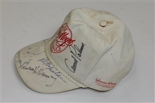 Palmer, Nicklaus, Mickelson(x2), Couples, & others Signed Fred Meyer Challenge Hat JSA ALOA
