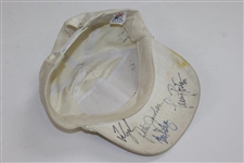 Palmer, Nicklaus, Mickelson(x2), Couples, & others Signed Fred Meyer Challenge Hat JSA ALOA