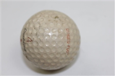 Billy Casper Signed Classic US Open 1959 Winged Foot Logo Golf Ball JSA ALOA
