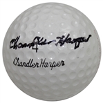 Chandler Harper Signed Personal Logo Golf Ball JSA ALOA