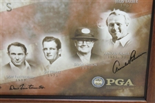 America's Ryder Cup Captains Multi-Signed Canvas Print - Arnie, Jack, Tom, & more JSA ALOA