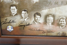 America's Ryder Cup Captains Multi-Signed Canvas Print - Arnie, Jack, Tom, & more JSA ALOA