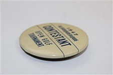 Rod Munday's 1947 Albuquerque Open Golf Tournament Contestant Badge
