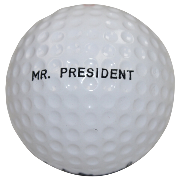 Dwight D. Eisenhower Personal Mr. President Logo Golf Ball - Rod Munday Collection