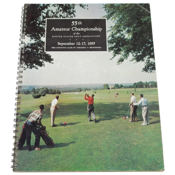 1955 US Amateur Championship at The Country Club of Virginia Official Program - Rod Munday Collection