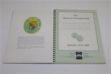 1955 US Amateur Championship at The Country Club of Virginia Official Program - Rod Munday Collection