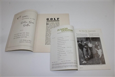 Four Various Golf Publications: 'The Woman Golfer', 'Golf', 'The Junior Golfer', & 'Golden State Golfer'