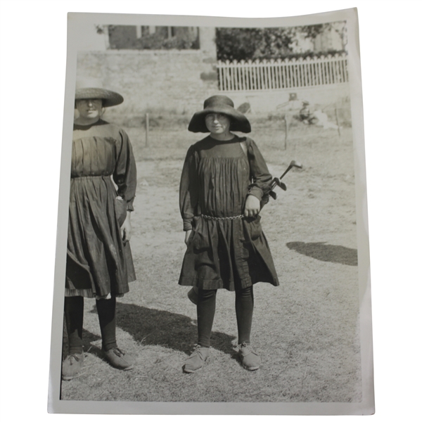Feminism on the French Links Girl Caddy Wide World Wire Photo - Victor Forbin Collection